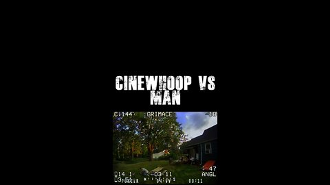 Cinewhoop Drone vs Man