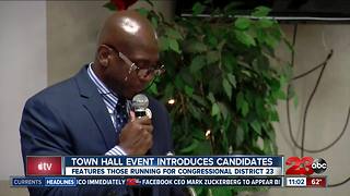 Town Hall ven introduces candidates