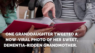 Grandma with Dementia Makes New Friend at Nursing Home, Family Looks Down at Her Hand and Sees It