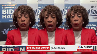 Trump hater Democrat Maxine Waters calls supporters of President Trump "domestic terrorists" and wants to force DOJ to investigate them because they're "preparing a civil war against us."