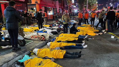 OVER 153 CONFIRM KILLED IN SEOUL SOUTH KOREA DUE TO CARDIAC ARREST? STAMPEDE? FREQUENCY? WHAT REALLY