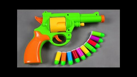 Box Full of Toy Gun - Realistic 1:1 Scale .45 ACP Bulldog Revolver Toy - Rubber Bullet Toy Pistol