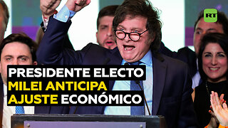 Presidente electo Milei anticipa ajuste económico