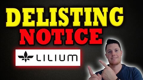 Lilium Delisting Notice Given by Nasdaq │ Time to Buy Lilium? │ Must Watch LILM