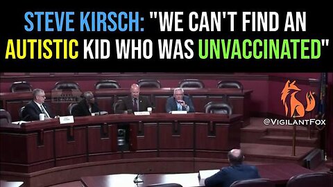 They cannot find one unvaccinated kid who is autistic