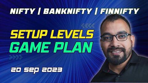 NIFTY-BANK NIFTY DUO ANALYSIS AND PLAN FOR TOMORROW | SET UP LEVELS AND GAME PLAN 20 sept