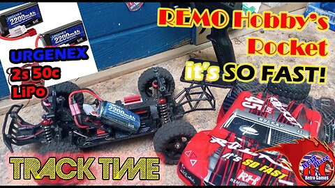 REMO Hobby - Rocket Stadium Truck -Track TIme - URGENEX 2s LiPo 50c 2200 mAh