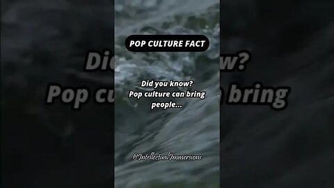 Pop Culture Fact. #shorts #subscribe #community #experiences