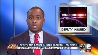 Carroll Co Sheriff’s Deputy injured in crash en route to call