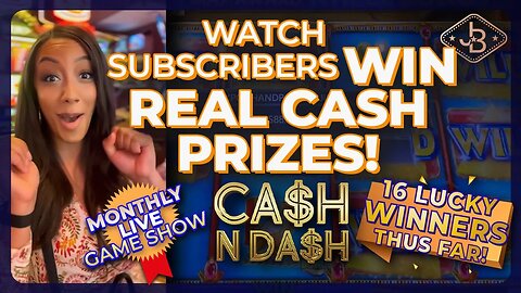 Watch Subscribers WIN! Playing Cash N Dash - My Live Gameshow ⭐️