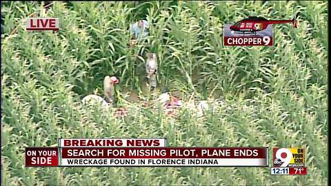 Search for missing pilot, plane ends