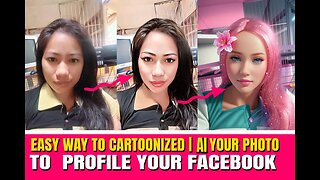 THE EASY WAY TO CARTOONIZED YOUR IMAGE THROUGH AI SITE TO YOUR PROFILE PIC IN YOU FACEBOOK