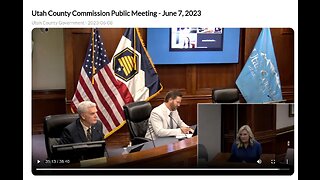 Utah County Commissioner Meeting June 7, 2023