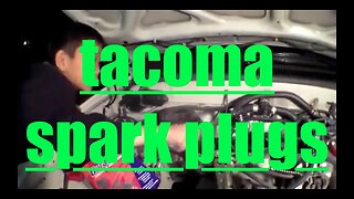 Helping MY SON Replace spark plugs & wires Toyota Tacoma√ Fix It Angel