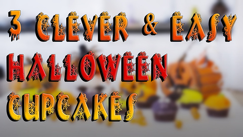 3 Clever & Easy Halloween Cupcakes