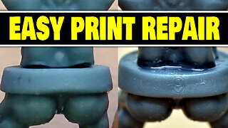 EASY 3D resin print repairs