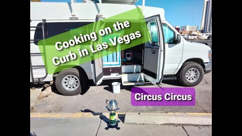 COOKING ON THE CURB AT CIRCUS CIRCUS IN LAS VEGAS NEVADA