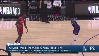 Shake Milton Makes NBA History Hits 14 Straight Threes