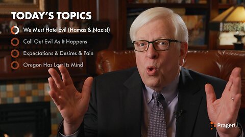 Dennis Prager: Jews don´t do GENOCIDE, Jews are not a violent people