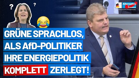 Grüne Sprachlos, als Rainer Kraft ihre Energiepolitik komplett zerlegt!