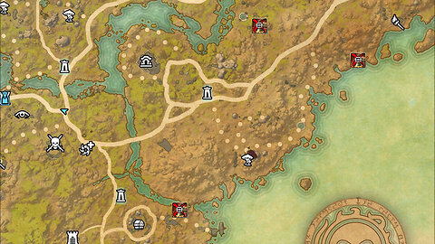Elder Scrolls Online: Telvanni Peninsula survey maps