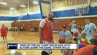 'Kids on the Go' camp helps kids with Autism learn basketball, other skills