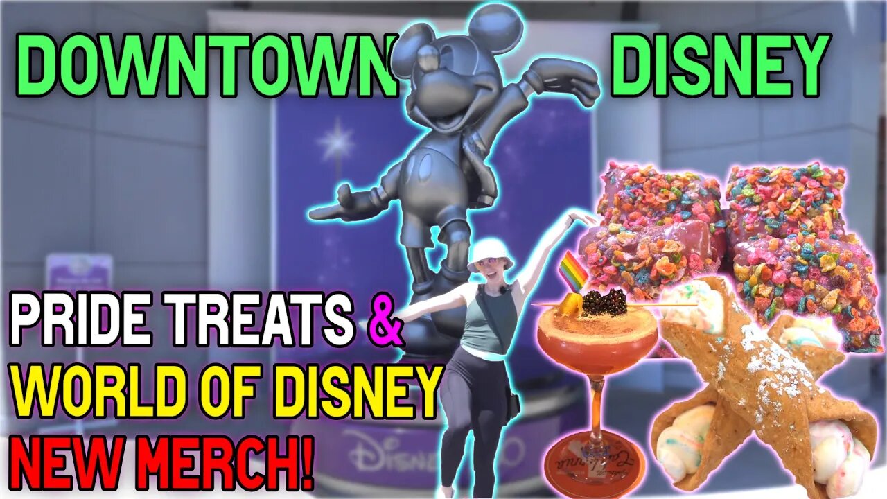 Disney Rumble Downtown Disney Seasonal Foods & New World of Disney Merch!
