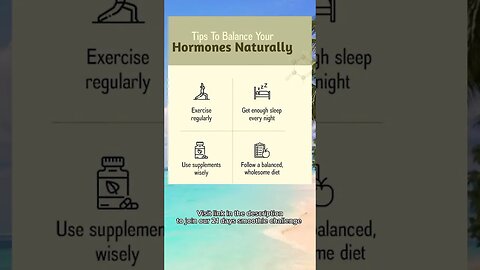Tips to balance your hormones naturally | What is the best natural way to balance hormones #shorts
