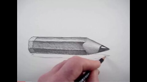 How to Draw a Pencil in 3D
