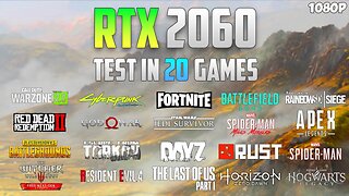RTX 2060 Test in 20 Games - 1080p