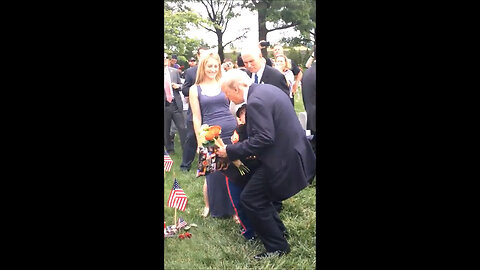 Seven Years Later, Marine Widow Recalls Trump Hugging Her Son At Husband's Arlington Grave