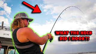 We Hooked Something HUGE! SCARIEST Place I've Ever FISHED?! Epic UNDERWATER Footage.