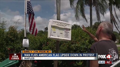 Upside down American Flag leaves neighbors upset in Naples