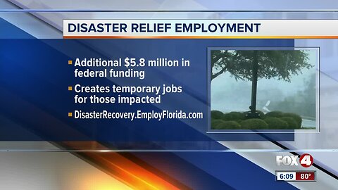 Disaster relief employment approved by DeSantis