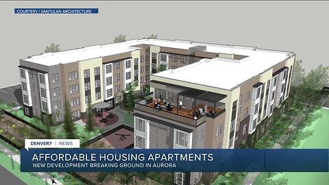 Affordable housing groundbreaking in Aurora today