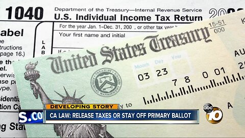 California Gov. Gavin Newsom signs bill on presidential tax returns