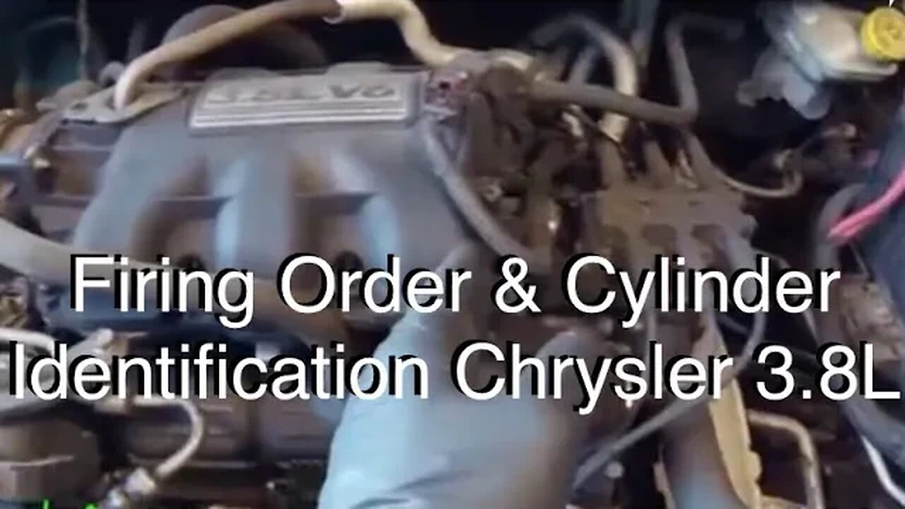 Firing Order & Cylinder Identification 08 Chrysler Town and Country 3.8L V-6