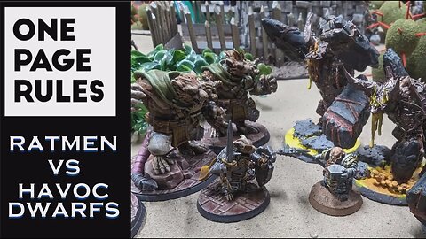 Age of Fantasy battle report: Ratmen vs Havoc Dwarfs