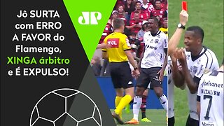 "VAI TOMAR NO C*!" Jô SURTA com ÁRBITRO após ERRO a favor do Flamengo e É EXPULSO em jogo do Ceará!