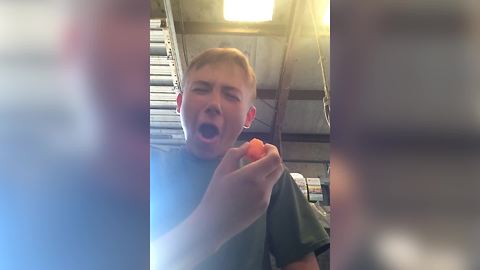 "Teen Boy VS Habanero Pepper: An Uphill Battle For Sure"