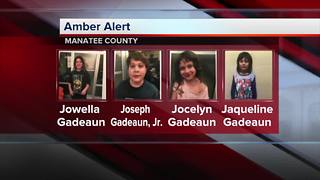 AMBER Alert issued for four Manatee County children