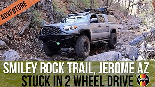 2020 TOYOTA TACOMA 4WD BROKEN ONLY 2WD ON SMILEY ROCK TRAIL | WILL HE MAKE IT OUT OF THE ROCK GARDEN