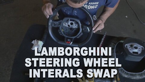 Lamborghini Steering Wheel Components Removal and Replacement - 2016 Huracan Spyder