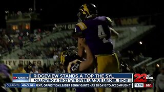 Ridgeview makes history in SYL behind rushing game