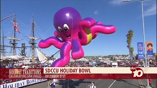 Holiday Bowl game and parade are coming up