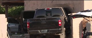 LVMPD: Truck crashes into house