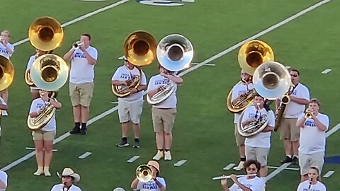 Vince's 1st college game band performance