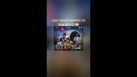 Call of Duty mobile: what happened to dem boys