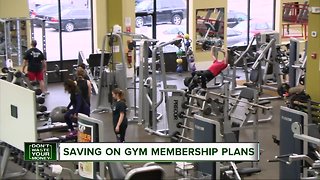 Saving on a gym membership
