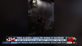 Video shows woman being assaulted by teens